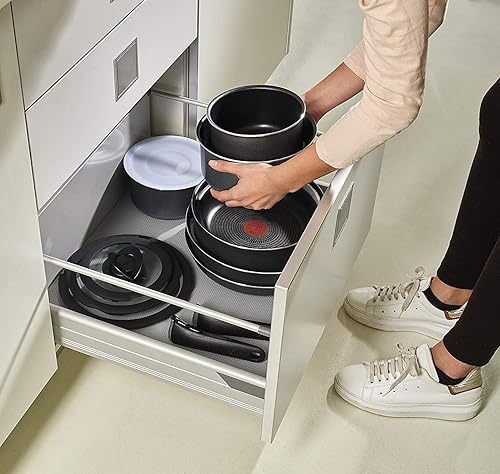 Miniatura 5 de T-fal C921S2 Initiatives - Revestimiento de cerámica antiadherente PTFE sin PFOA y cadmio, resistente a los arañazos, apto para lavavajillas, apto