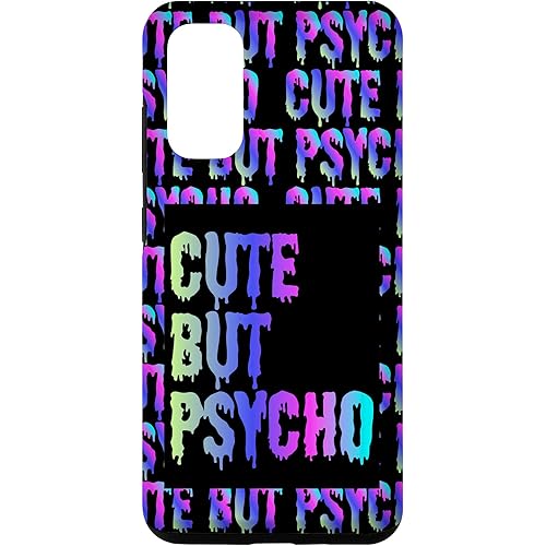 Galaxy S20 Vaporwave Pastel Goth Aesthetic Style Cute But Psycho Case