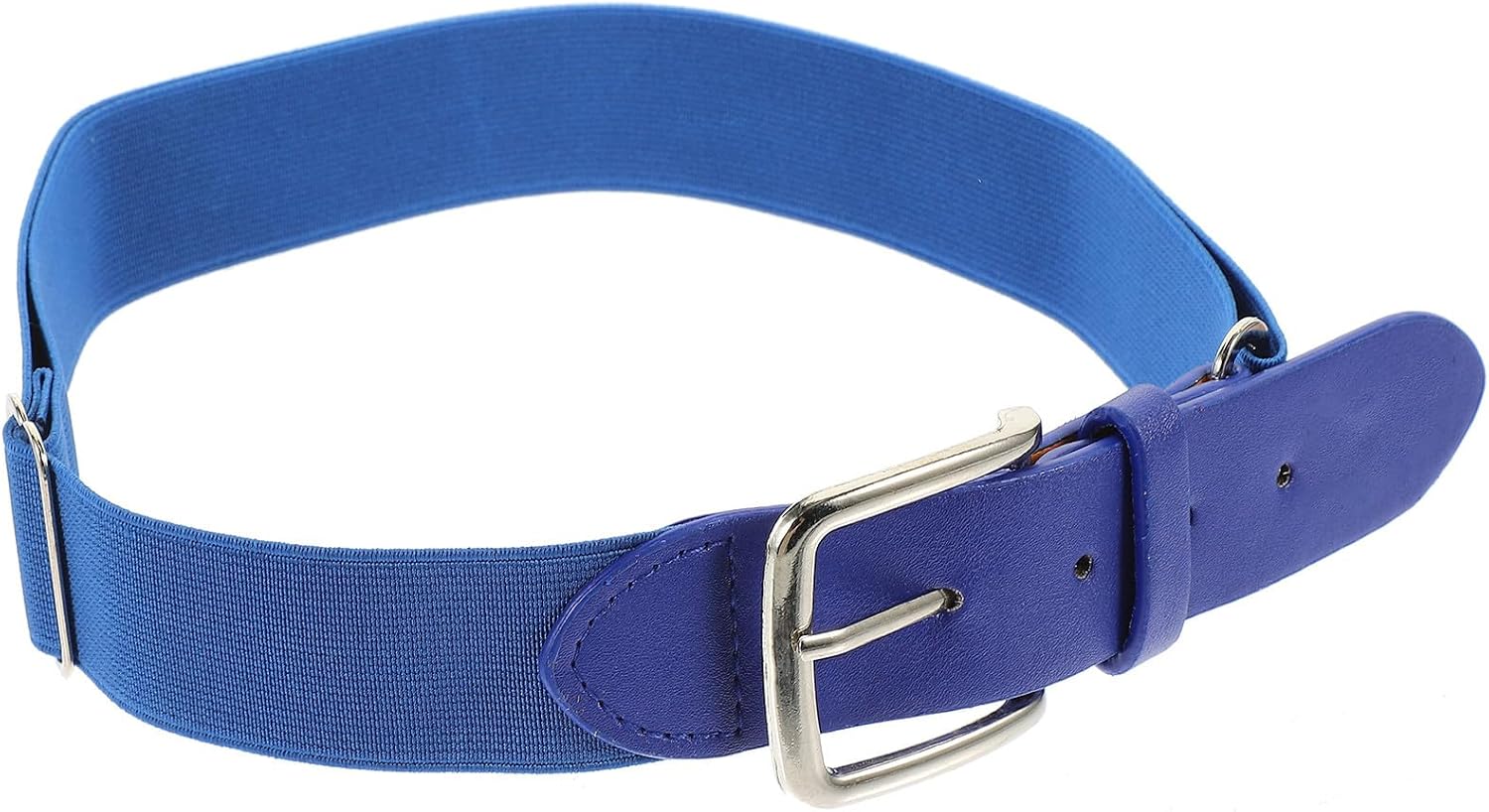 Luxshiny Blue Adjustable Baseball Belt for Men and Women, Lightweight Rust-resistant Elastic Softball Belt Imitation Leather and Steel Material, for Outdoor Sports Random Color