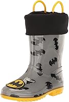 Vista 1 de DC Comics Botas de lluvia para niños Batman con forro suave extraíble para nieve