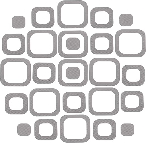 20 piezas adhesivas cuadradas para bañera, antideslizantes, tracción a bañeras, calcomanías adhesivas para bañera, duchas, piscinas, barcos,
