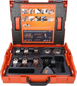 Fein 33903750010 34 Piece Starlock Multi Tool Accessory Set with L-Boxx 102