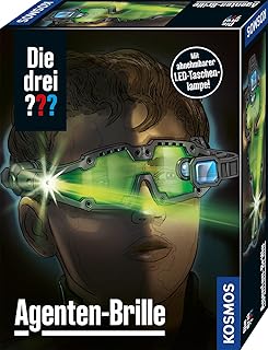 Die drei Agentenbrille Equipo de Detective, Color Negro, Medium (Kosmos 630584)