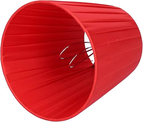 Miniatura 3 de Juego de 6 pantallas de lámpara de araña, modernas y pequeñas, cortinas de campana que se enganchan a la bombilla roja para lámpara de piso de