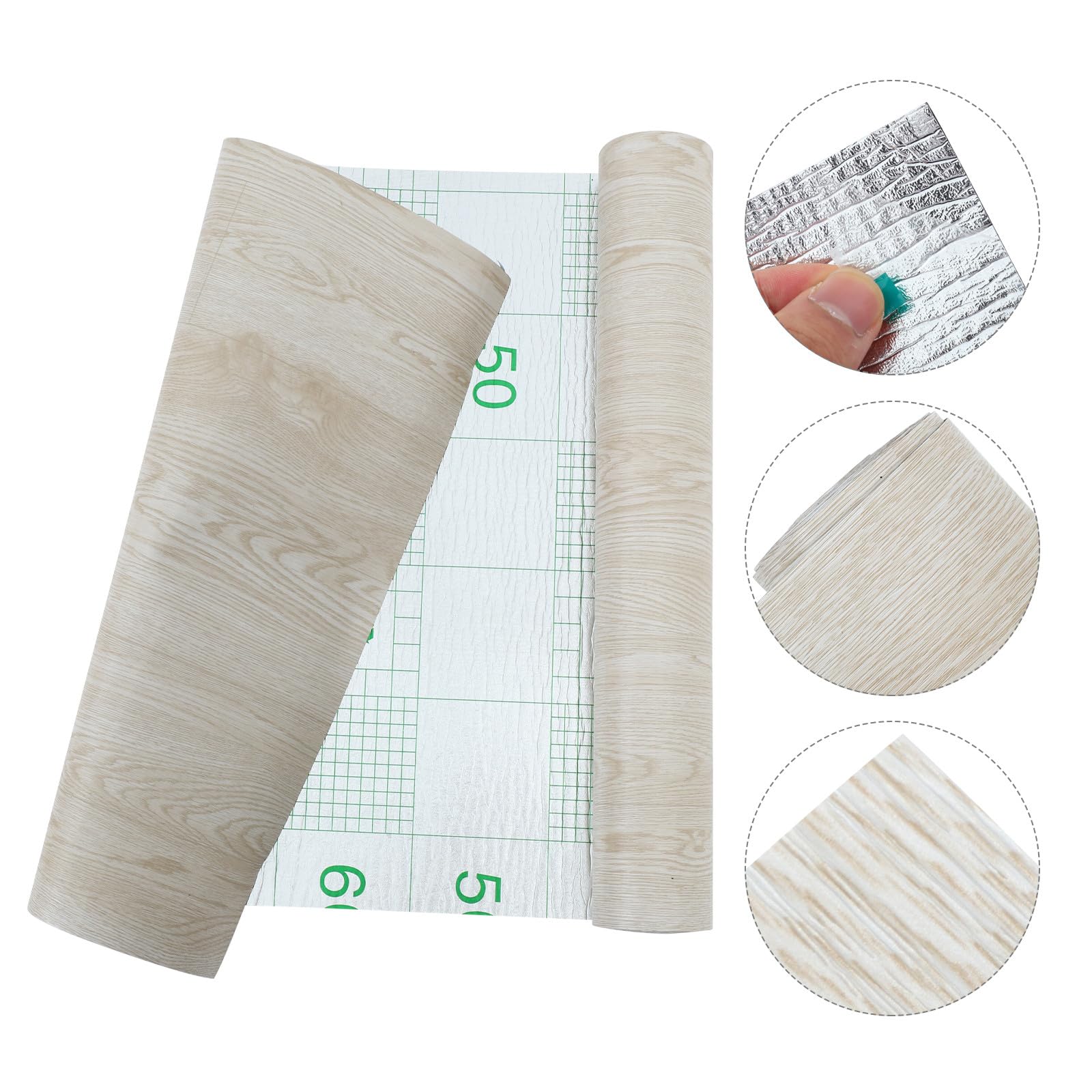 Rotolo di Pavimento Autoadesivo in Pvc 0, 6m X, Resistente