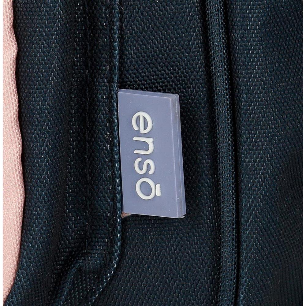 Enso Friends Together potrójne etui różowe 22 x 10 x 9 cm poliester, różowy, potrójne etui, różowy, Potrójne etui