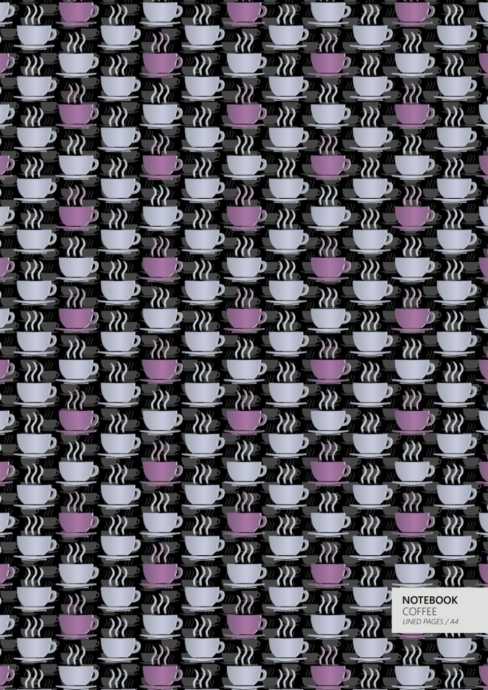 Coffee Notebook - A4: (Late Night Edition) Fun notebook 192 lined pages (A4 / 8.27x11.69 inches / 21x29.7cm)