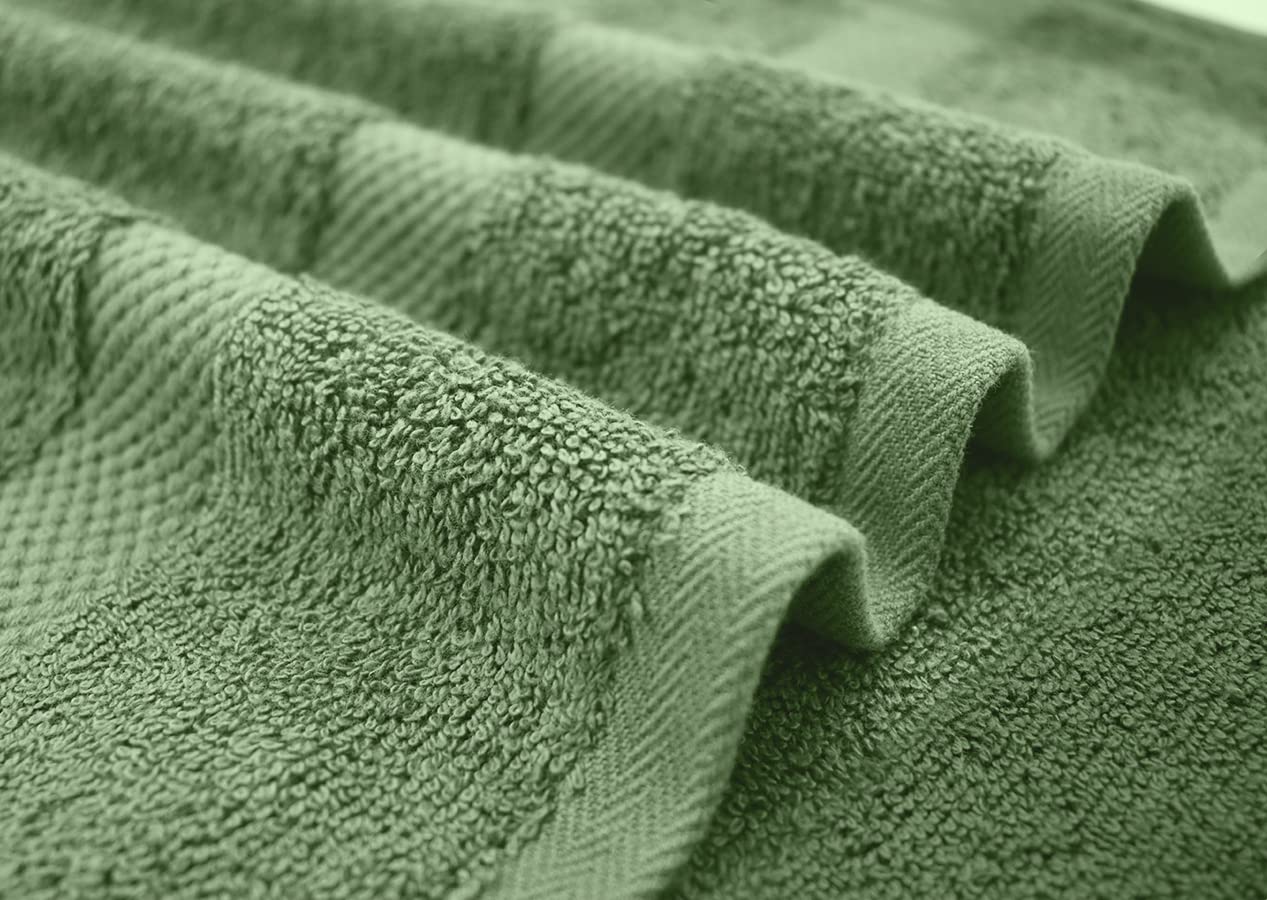 DAN RIVER Asciugamani da bagno in 100% cotone filato ad anello, 68,6 x 137,2