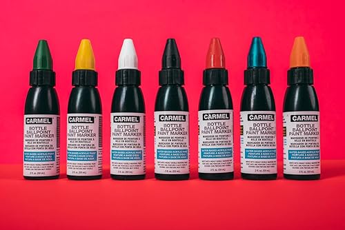 Miniatura 7 de Carmel Rotulador acrílico para botella (negro), paquete de 1