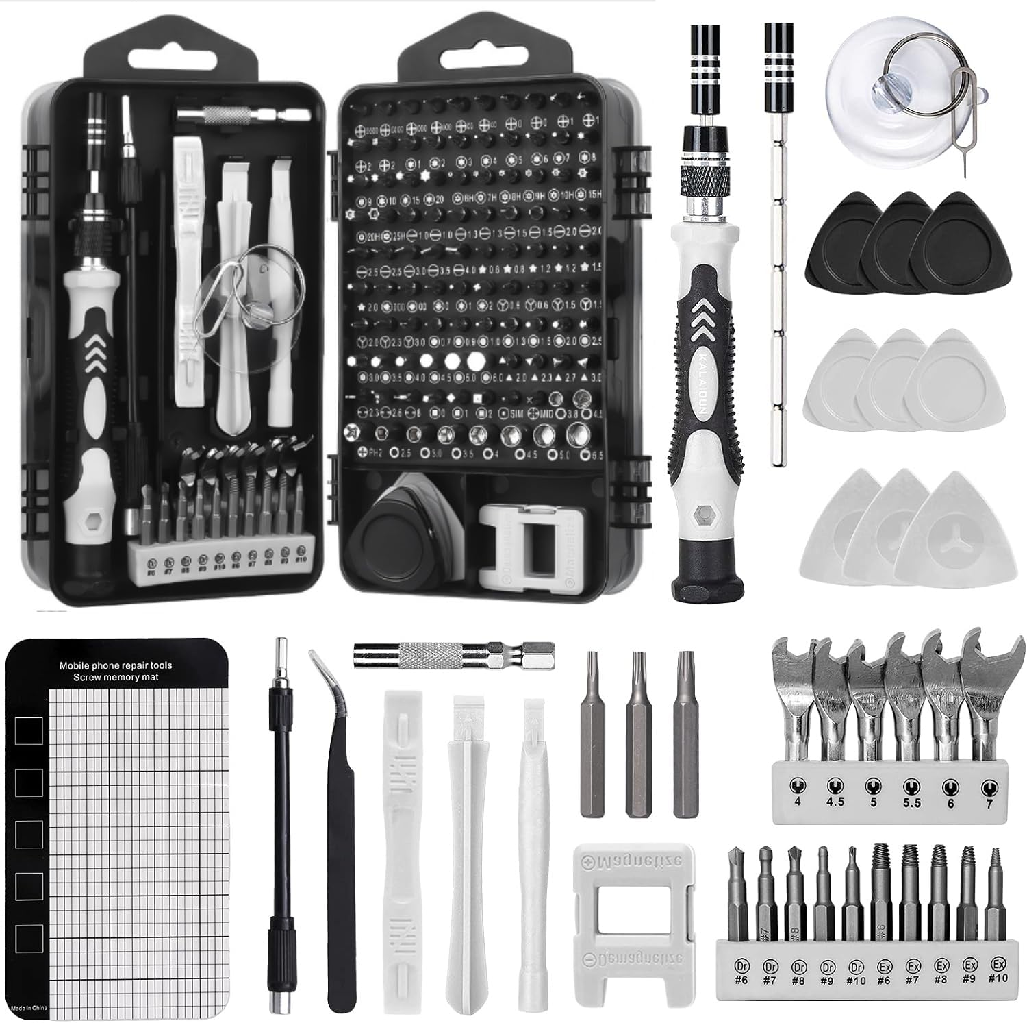 Destornilladores De Precision Juego De Destornilladores De Precisión, Kit De Herramientas De Computadora De 142 Piezas Juego De Destornilladores Magneticos De 120 Puntas Kit De Juego Herramientas