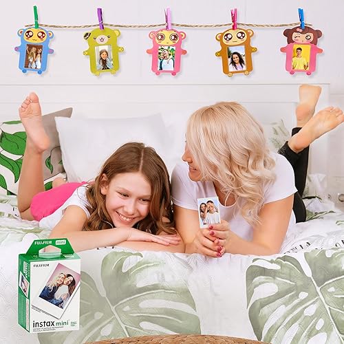 Miniatura 5 de Fujifilm Instax Mini 8,9,11,12 Kit de accesorios para cámara incluye  Fuji Instant Film 20 hojas + paquete premium de más de 60 piezas para Fujifilm