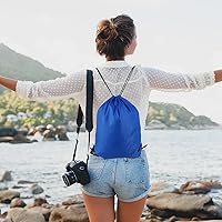 Vista 7 de Bolsas con cordón para gimnasio, NegroAzul, Moda