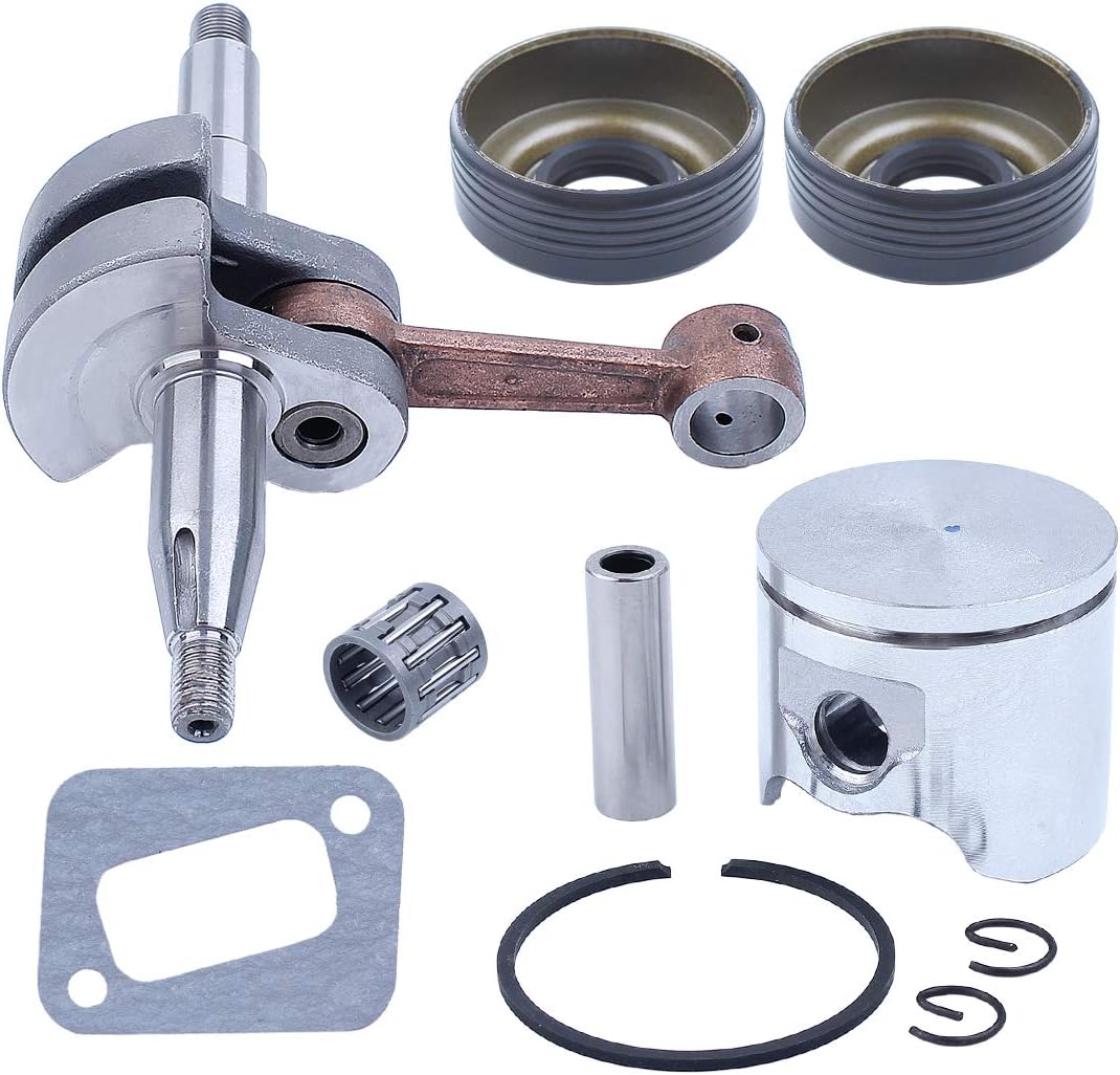 HAISHINE Crank Shaft Oil Seal 42mm Piston Bearing Kit for Husqvarna 340 345 Gasoline Chainsaw Engine Motor Parts 503858071