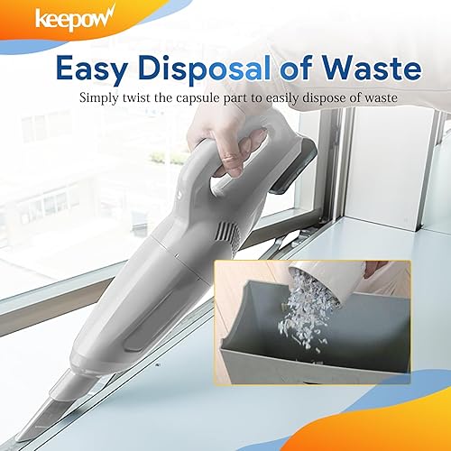 Miniatura 7 de KEEPOW Filtros de aspiradora de tela para Makita T-03193 443060-3 compatibles con aspiradoras inalámbricas Makita modelos XLC02ZB, XLC02ZW,