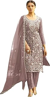 Yami fashion women's organza silk with heavy embroidery work readymade designer salwar suit