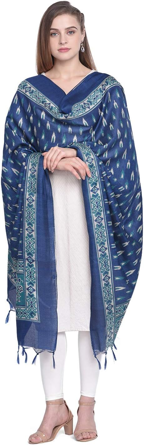 DUPATTA BAZAAR Woman's Printed silk Dupatta