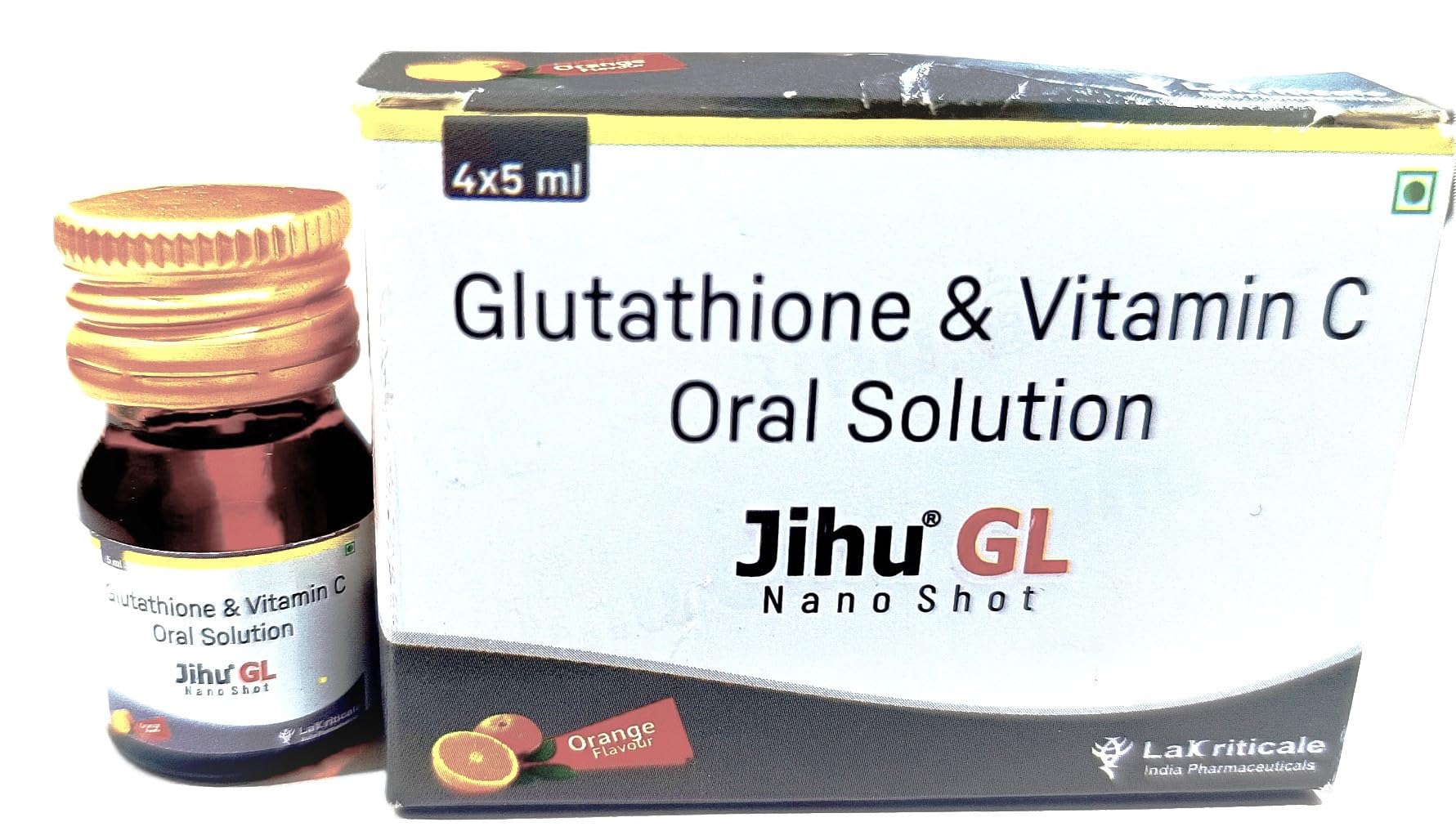 glutathione nano shots Lakriticale India pharmaceuticals Sugar-Free Glutathione Nano Technology  Shot 5.00ml