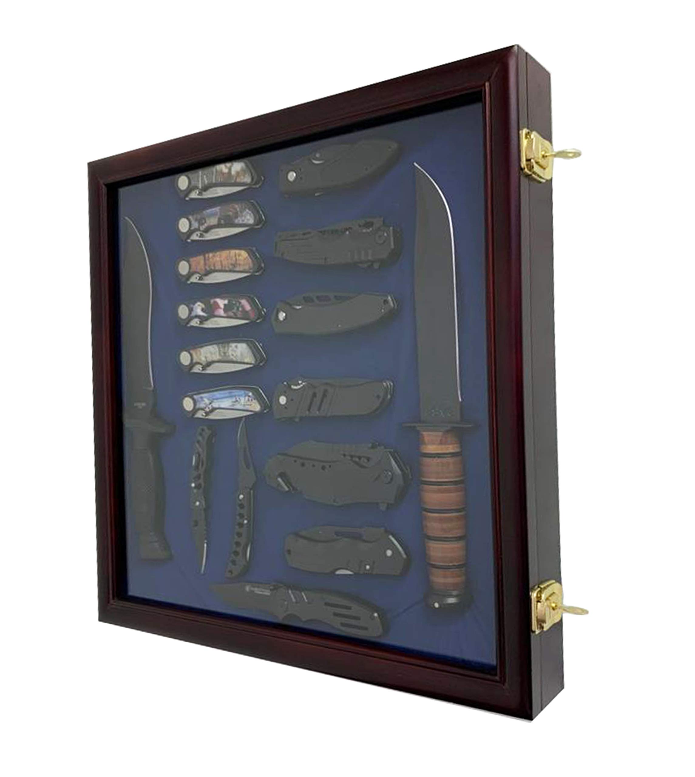 Pocket Knife Display Case , Glass Collectible Display , Knife