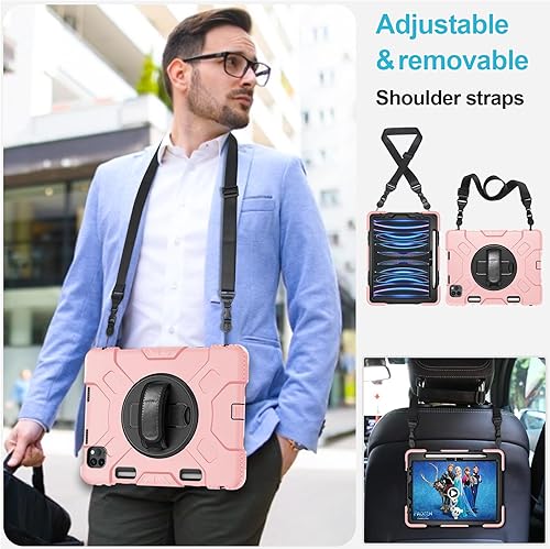 Miniatura 5 de Funda para iPad Pro 11 de 3 generación 20214 generación 2022 funda de silicona a prueba de golpes de grado militar para iPad de 11 pulgadas 2