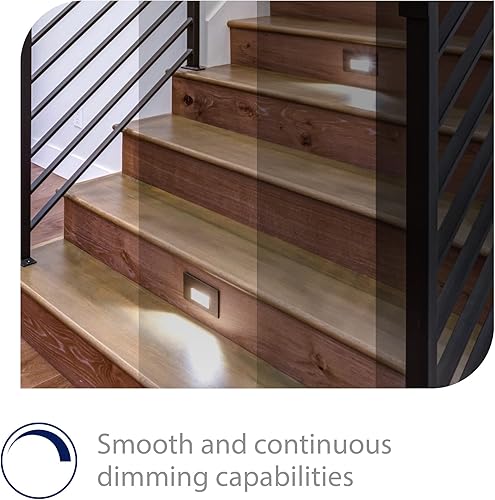 Miniatura 3 de Iluminación de paisaje WAC, LEDme 120V LED horizontal para interiores y exteriores, luz ámbar de 1800 K LED en bronce