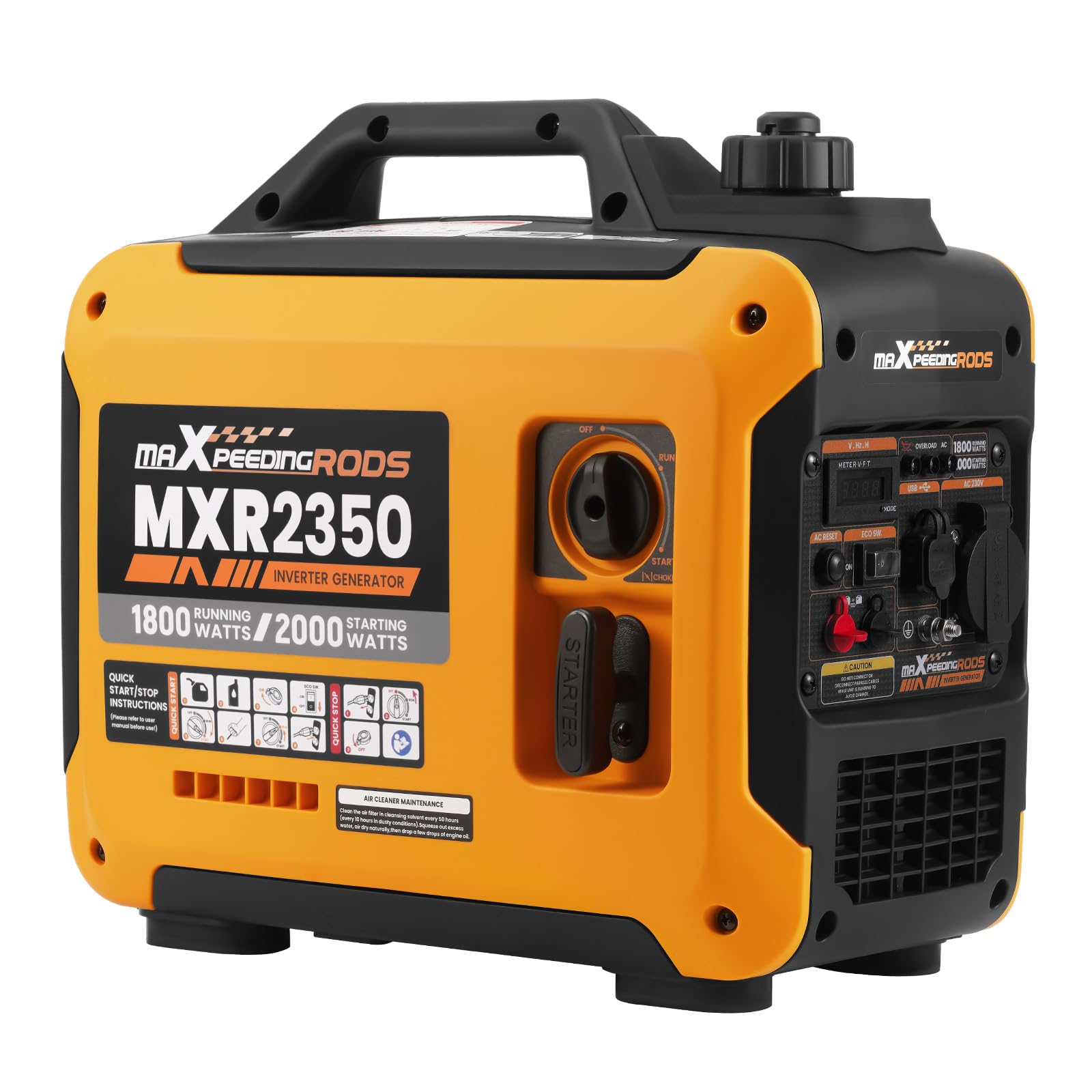 Compact stille koffer inverter generator 2000W noodstroom aggregaat Aggregaat - Blokland Tuin en Parkmachines BV