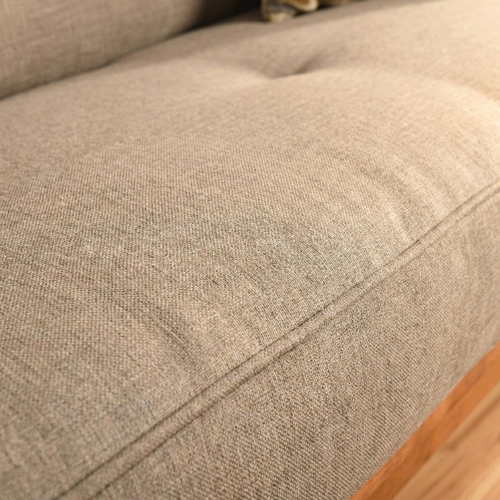 Starlight Canyon Home Brown Futons with 100% Polyester Fabric, Sturdy Frame, Modern Style, Comfortable Sleeping Surface, Durable Construction
