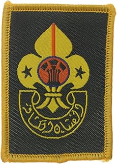 Embroidered Boy Fabric Scout Badge green