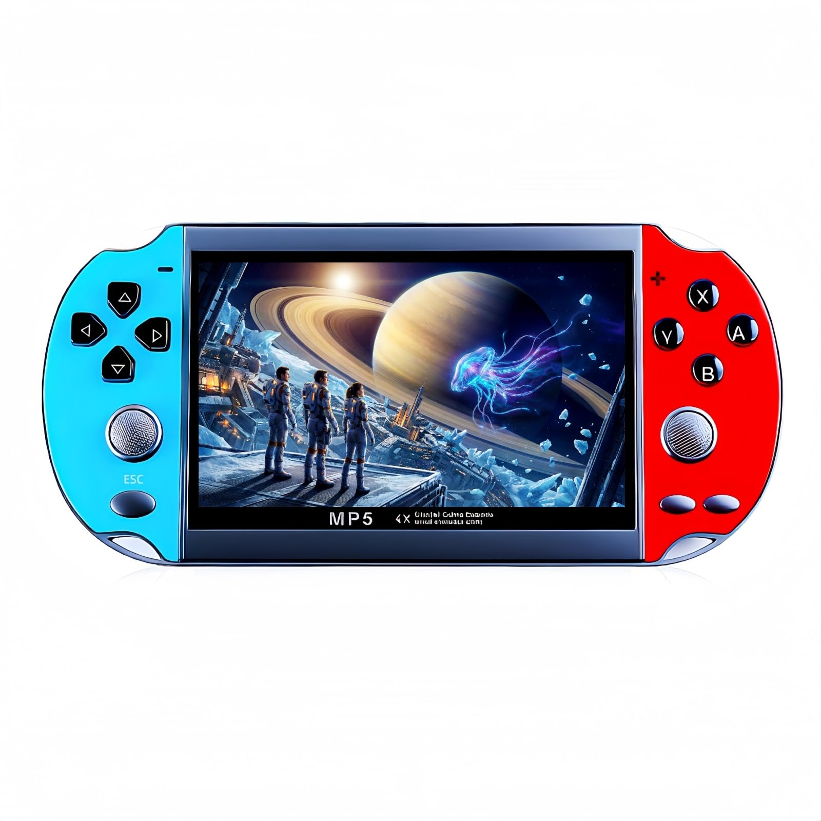 HLF 4.3 Inch Portable Video Game Console Rereo Multiple Emulators Game Save Support AV Output MP3 MP4 E-Books Birthday/Holiday Gift