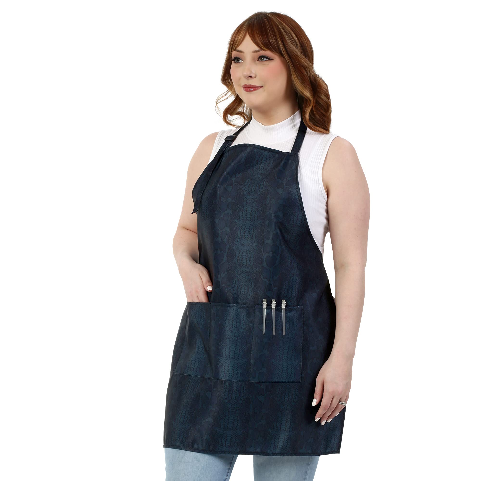 Plum Hill Animal Print Cosmetology Apron