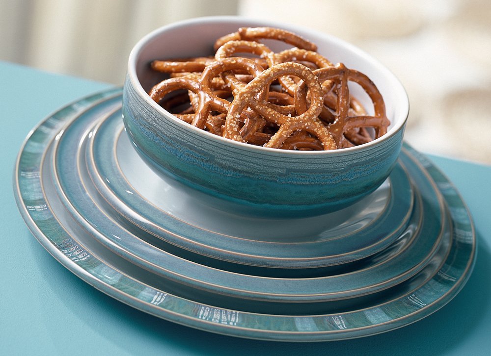 Amazon.com | Denby Azure Coast Dinner Plate: Rice Bowls