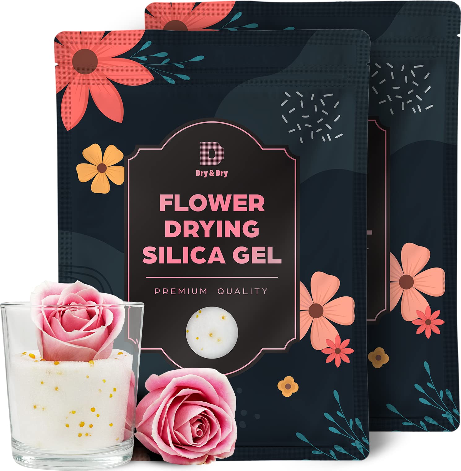 Buy Dry & Dry 10 LBS) Premium Silica Gel Flower Drying Desiccant