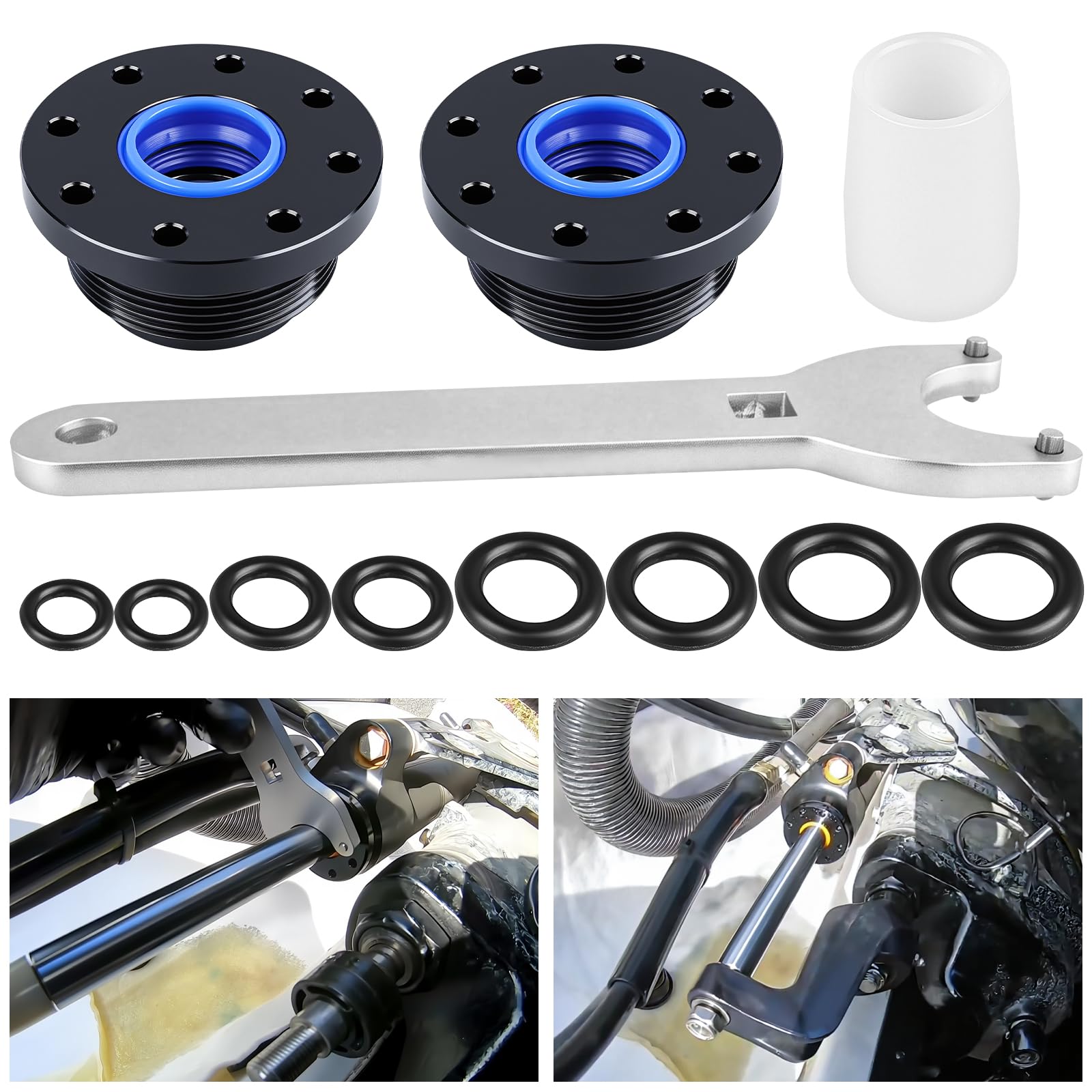 HC5345 Hydraulic Steering Cylinder Seal Kit with Pin Wrench HS5157