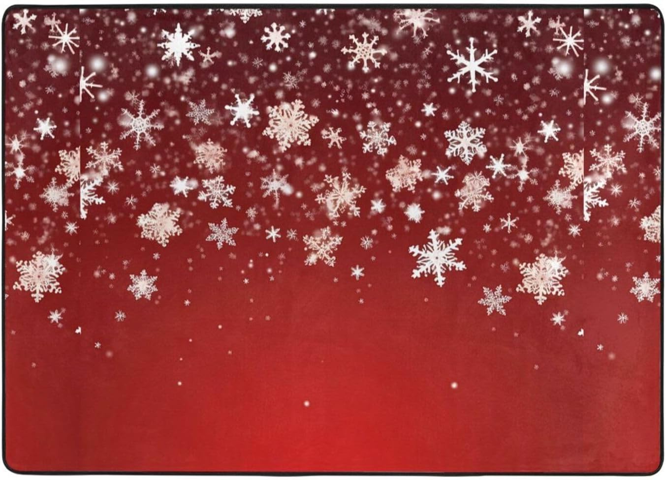 Flannel Non-Slip (Christmas) Rug Pad 80×50in Soft Washable Protective for Hardwood Floors Bedroom Bathroom Living Room