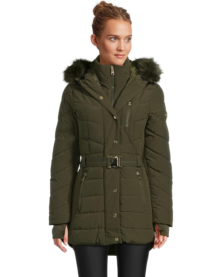 MICHAEL Michael Kors Chevron w/ Belt A421509B74 - Main View