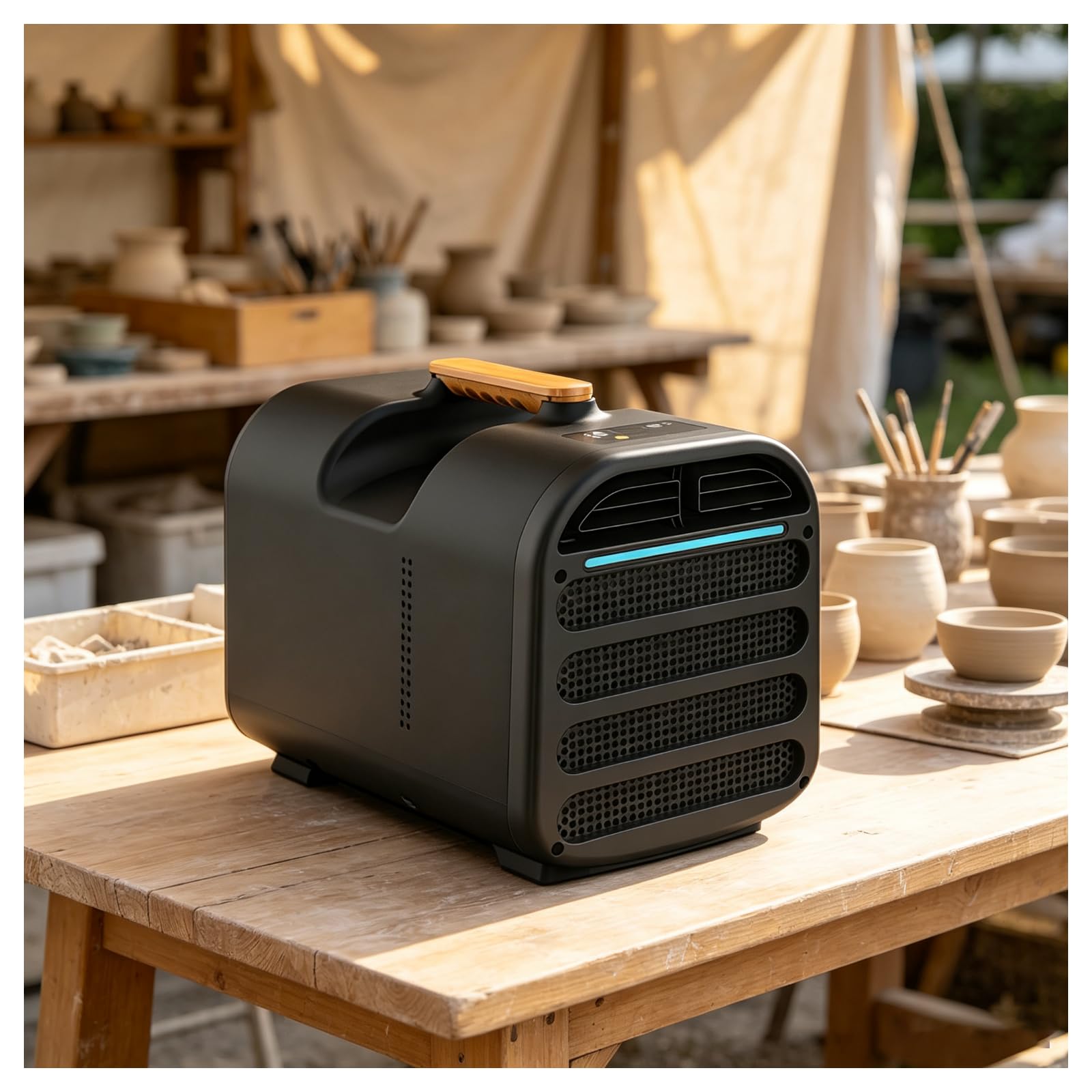 Air Conditioner for Bedroom – Compact Portable AC for Small Spaces 1300W