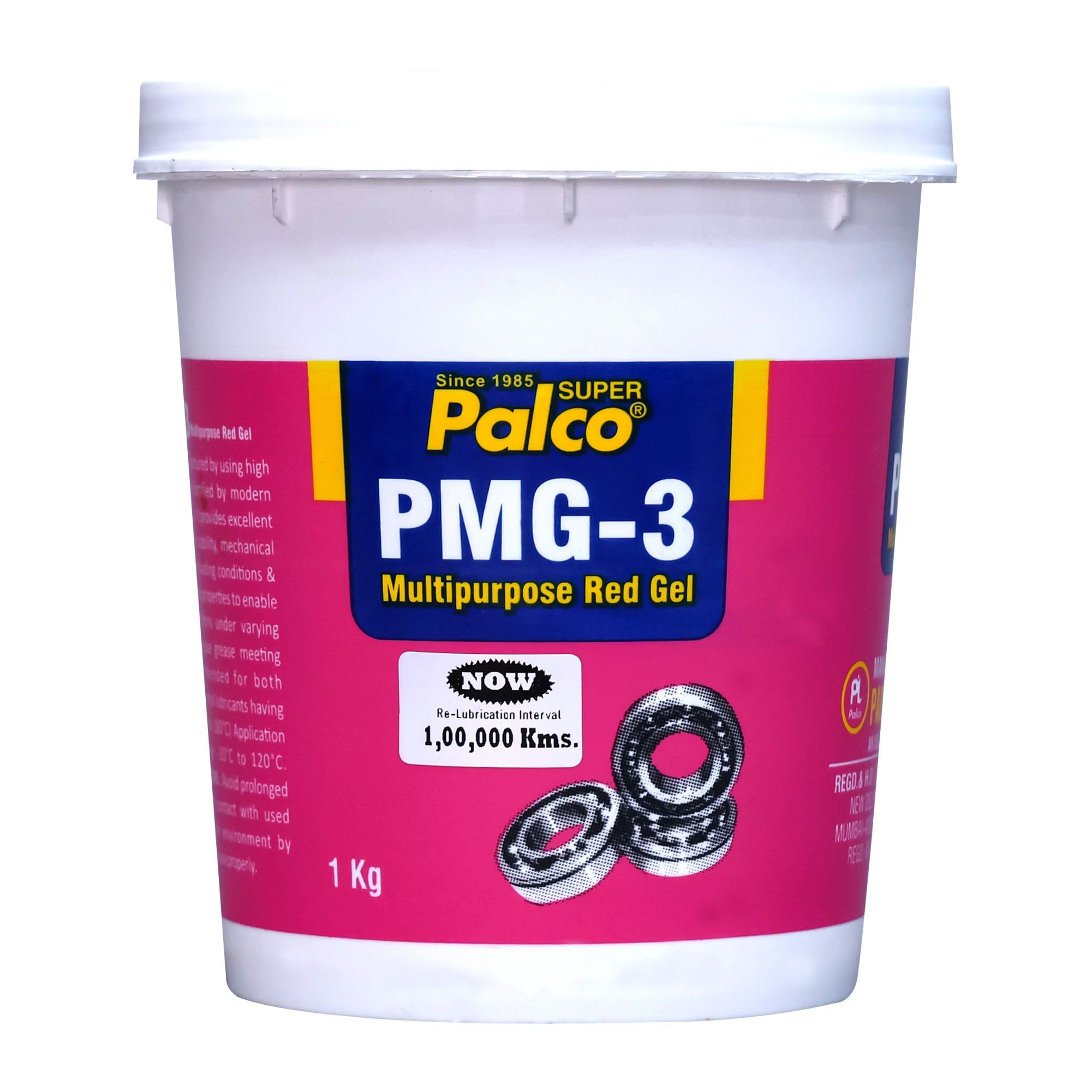 PALCO PMG-3 Multipurpose Red Gel Grease 1 KG (Pack of 1) NLGI-3 Rust Resistance for Long Lasting Protection Water Resistant Chassis Bearing Heavy Duty Grease for Car Bike Cycle Chain Lubrication-image-26