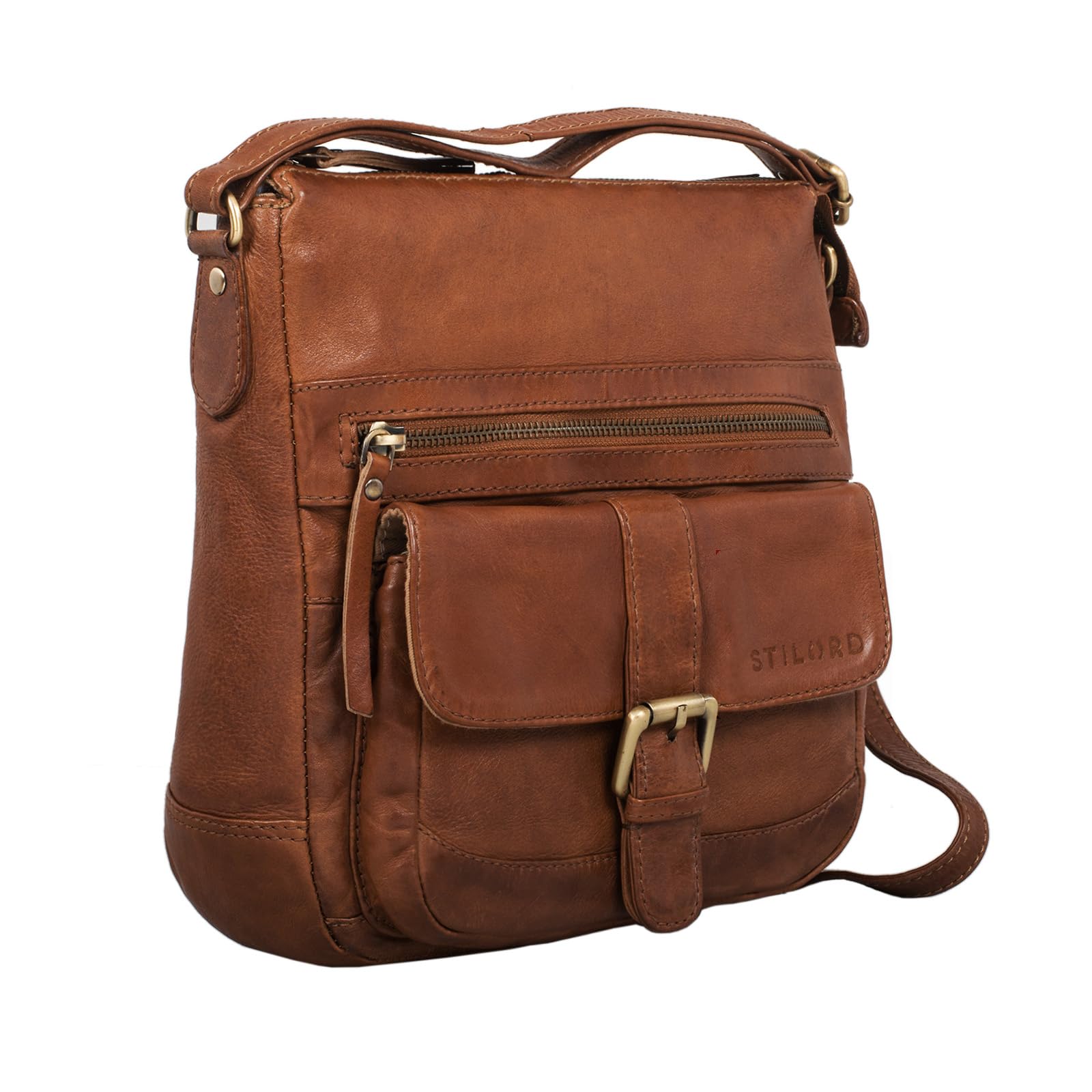 schicke handgemachte langerdinietasriemen tasche aus echter kalbsleder