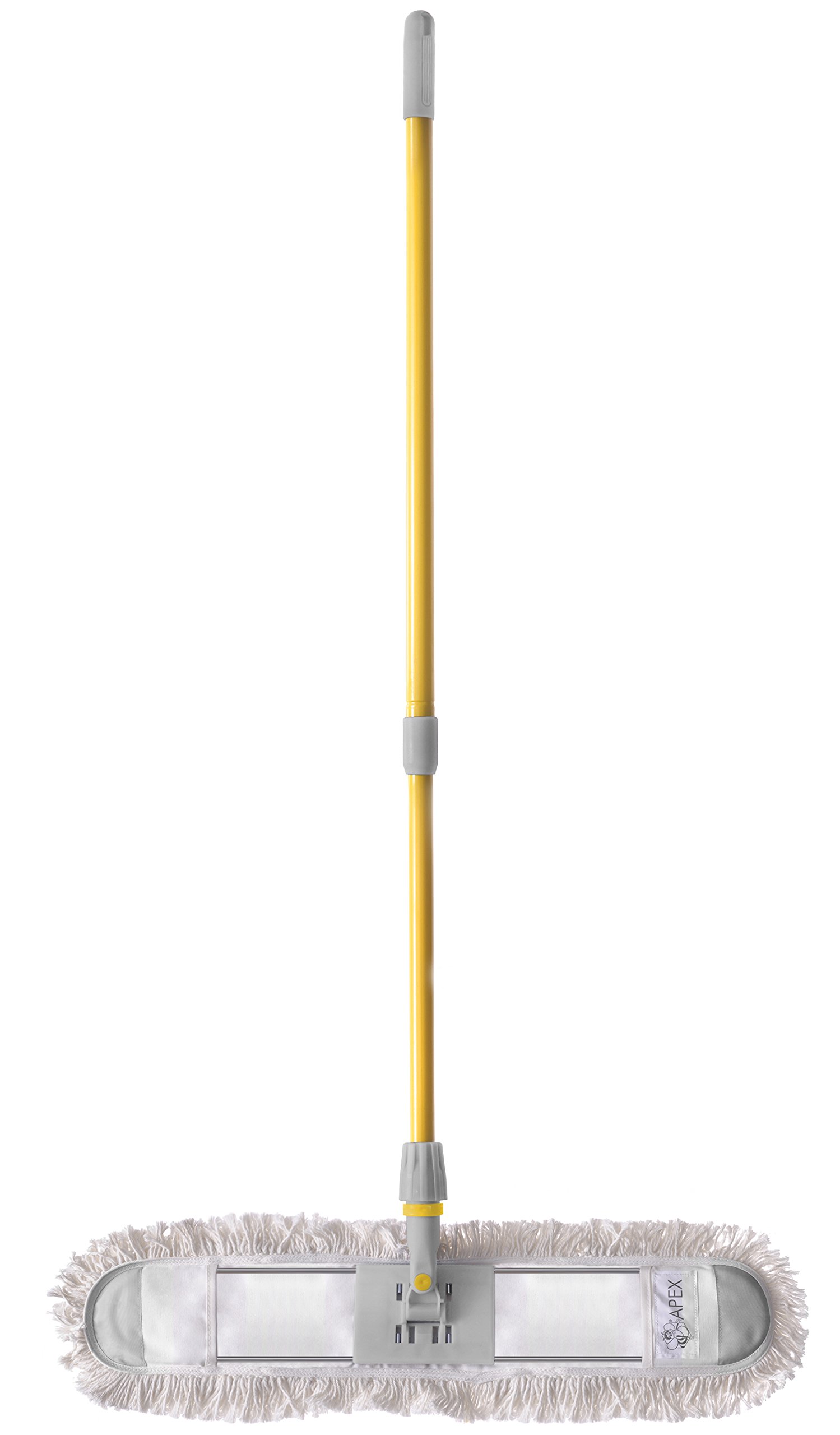 Cotton Floor Duster Cm 60 With Handle, Multicolor, 10826