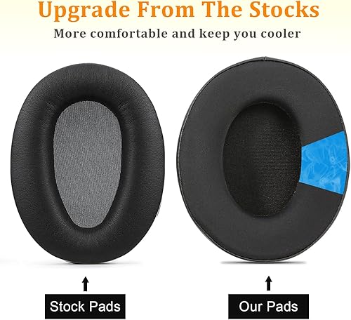 Miniatura 3 de WH-CH710NWH-CH700N Almohadillas de repuesto de gel refrigerante WH-XB900N, almohadillas de repuesto compatibles con auriculares inalámbricos Sony