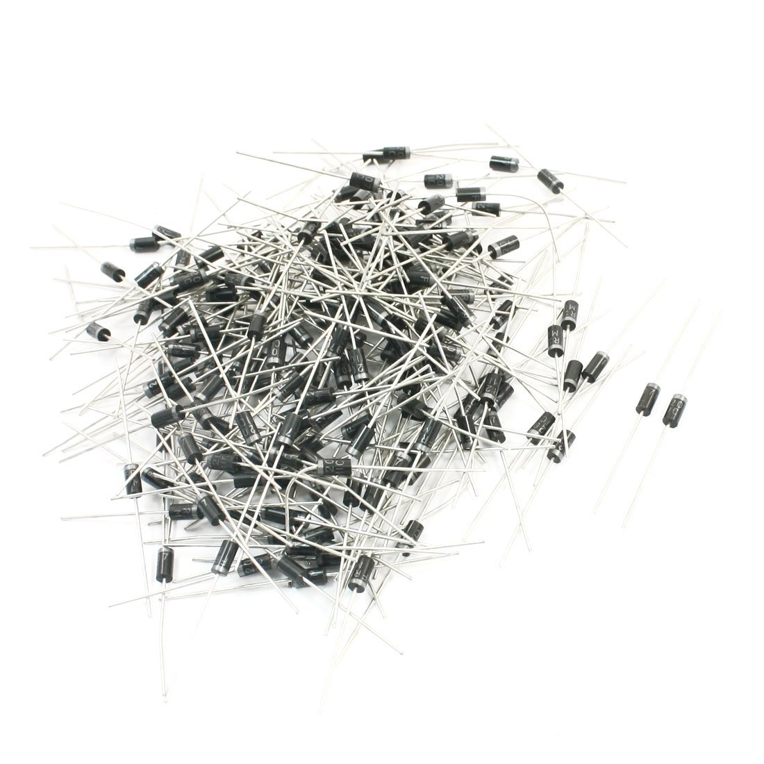 Diodos de 1000V 2A Montaje de Orificio pasante Diodos de recuperación rápida 3 mm x Diodos Schottky 6 mm 200 Piezas
