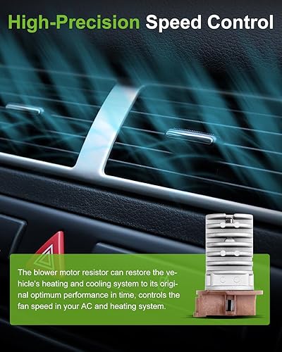 Miniatura 709 de SCITOO Resistencia de motor de ventilador HVAC para 2008-2013 para Chrysler 300/2008-2016 para Town & Country/2008-2010 para Dodge Charger/2008-2018