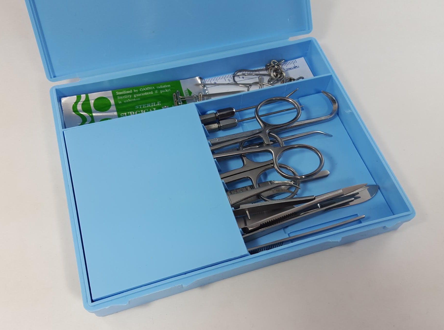 Dissecting Dissection Kit Set Student College Lab School Medical Science Elementary Introductory Anatomy Biology Bird Frog Pig Hard Locking Case