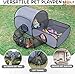 Tailtastic Pet Playpen with Surround Tunnel, Outdoor/Indoor Cat Playpen with Breathable Soft Sides，Tailtastic Cat Enclosure Tent for Small Animals, Portable Tent with Carry Bag (Medium)