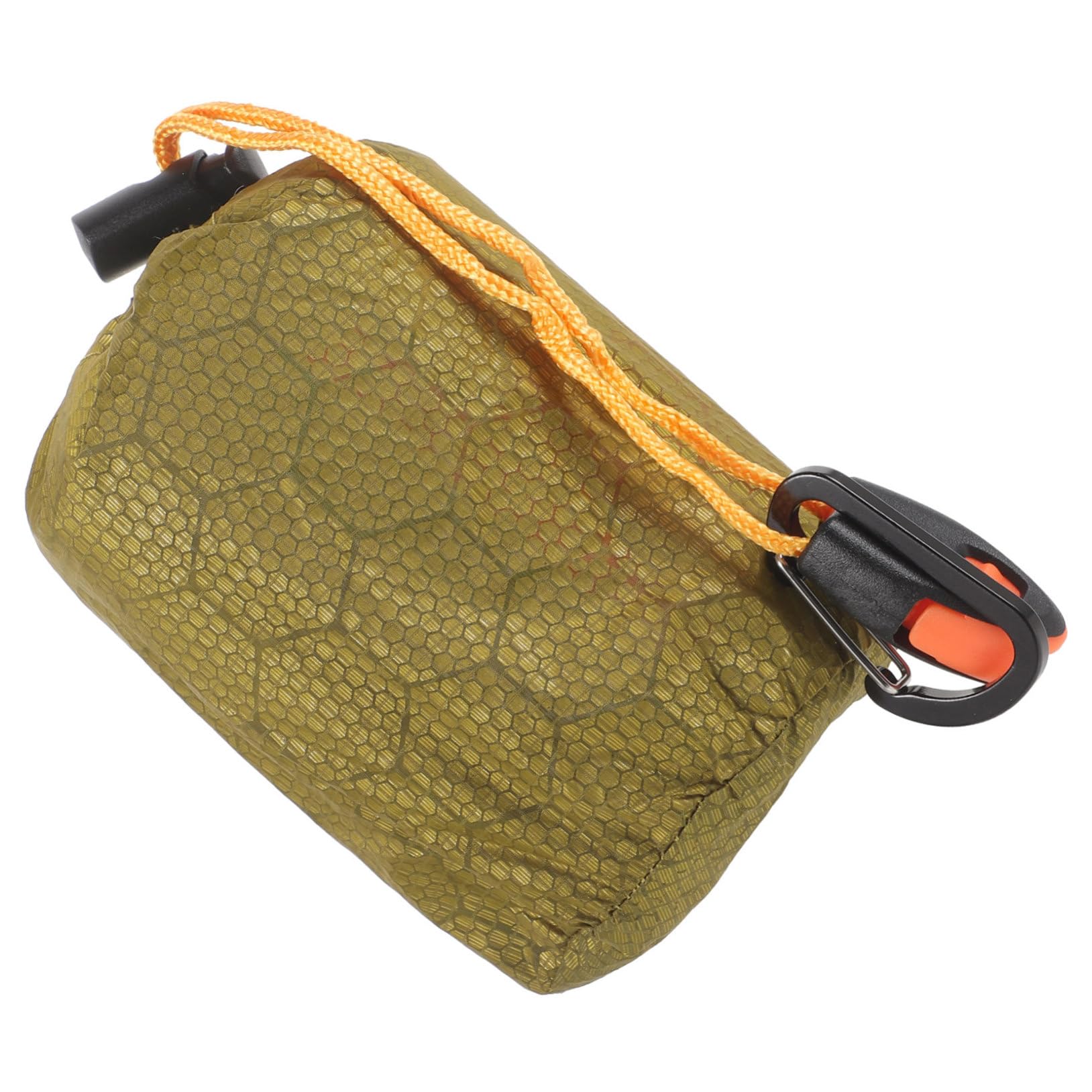 Toddmomy Pe Aluminium Film Schlafsack Zum Campen Notversorgung Schlafsack Für Haustiere Camping -Tasche Tasche Mit Kordelzug Überlebenswarmer Schlafsack Grün Pe-aluminiumfolie