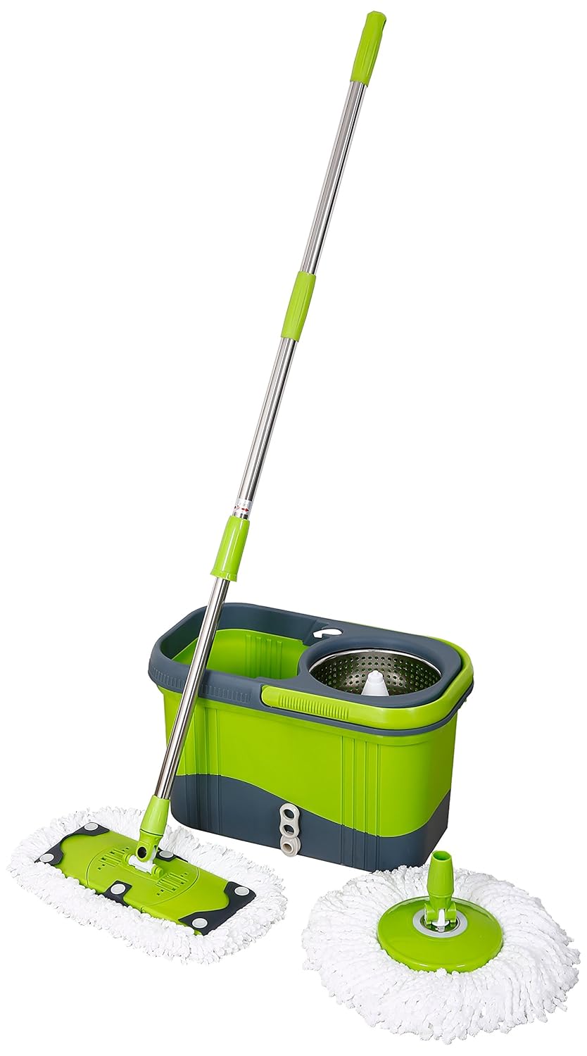 Maxpin UltraDurable Spinning Mop with Detergent Dispenser and Round