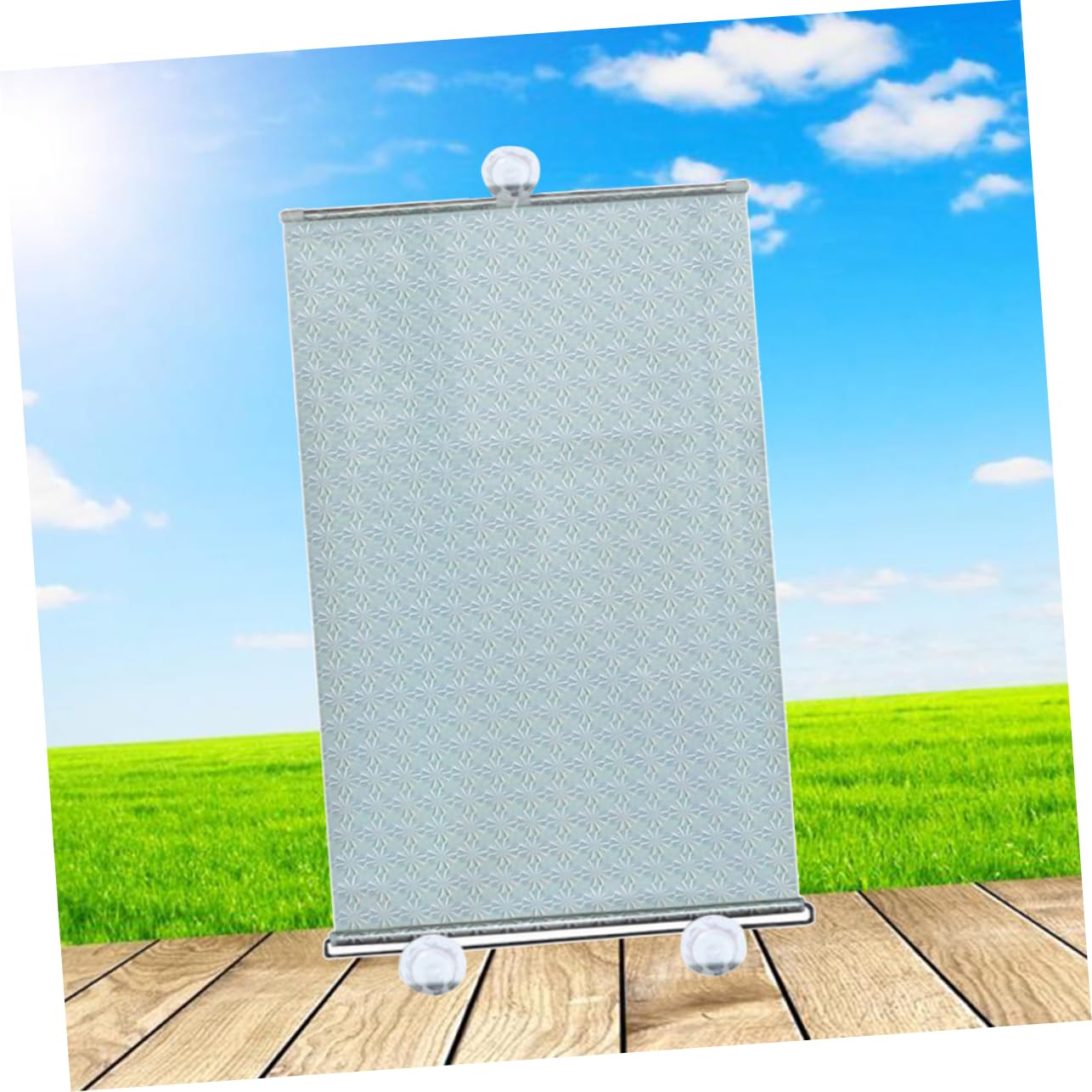 Mikinona 3 Pezzi Tendine Parasole Per Finestrini Auto Con Riavvolgimento Automatico Per Finestrini Laterali 40x60 Cm Argento Uv