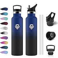 Borraccia Acciaio Inox 1 Litro, Bottiglia Termica Senza BPA