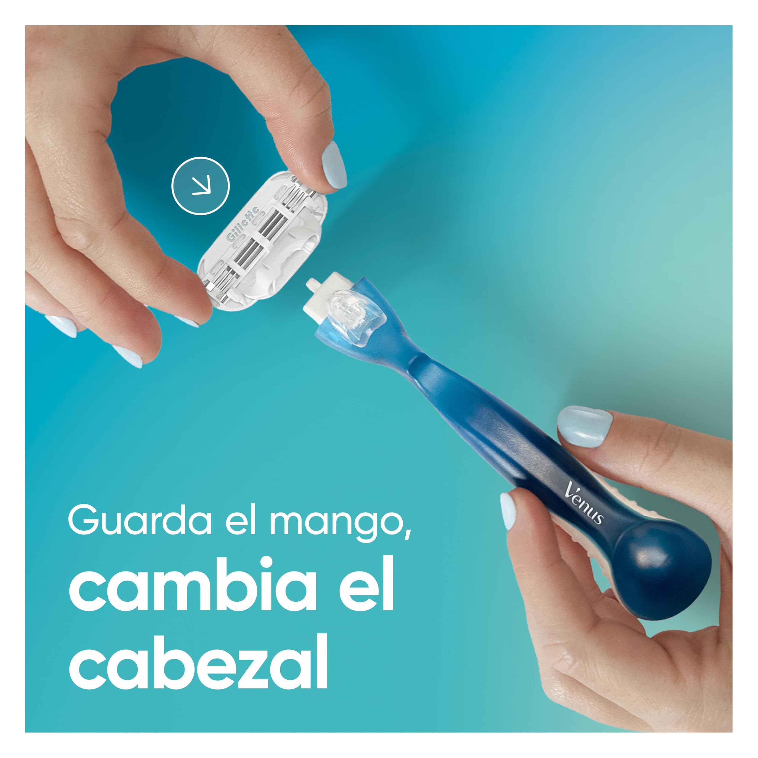 Gillette Venus Smooth Cuchillas de Afeitar Mujer, Pack de 16