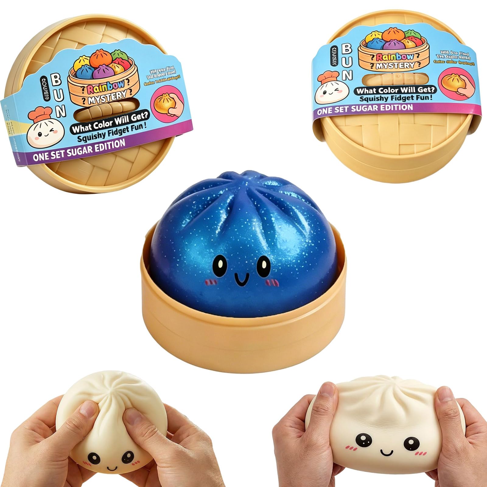 Amazon | Bornoon ミステリー餃子スクイーズボックス 肉まんスクイーズ