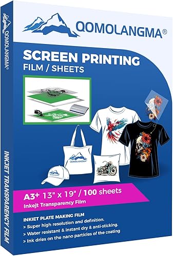 Miniatura 1 de Película impermeable de transparencia de impresión de pantalla de impresión de película de inyección de tinta 13 "x 19" 100 hojas/paquete